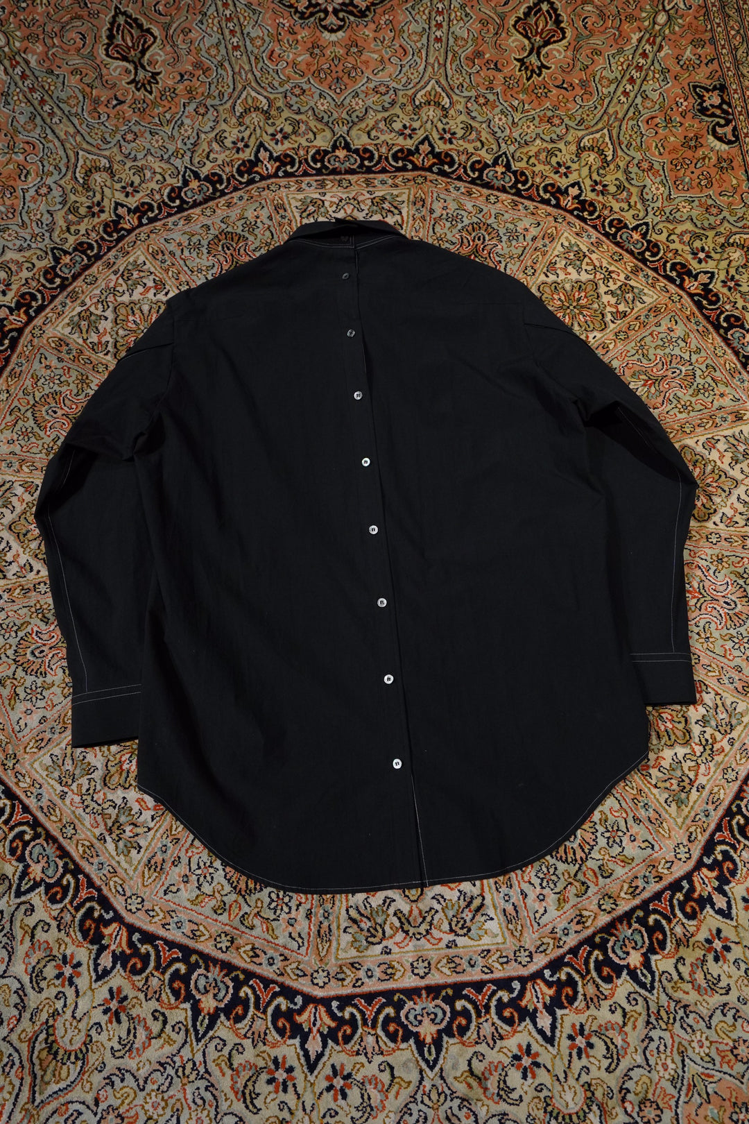 UJOH(ウジョー)のFull Open Shirts(BLACK)(シャツ)の通販