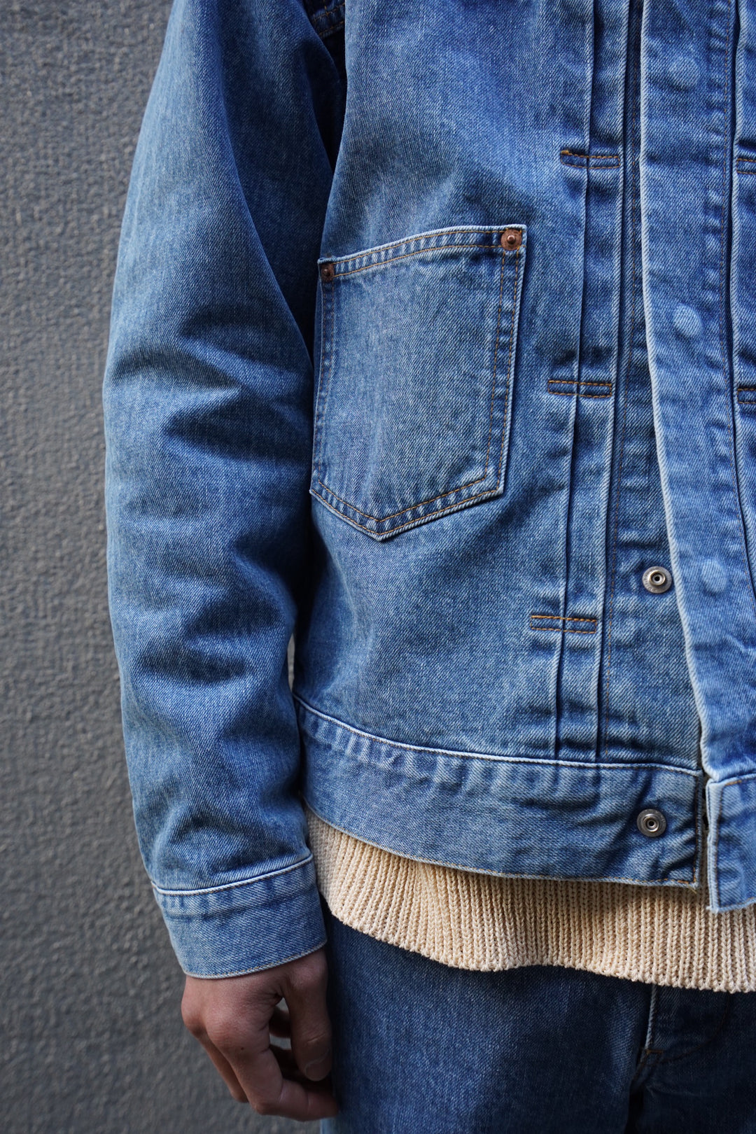 Allege.(アレッジ)のBleaching Denim Blouson(デニムジャケット)(L
