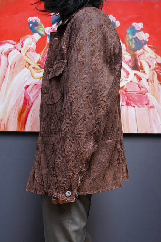 Sugarhill's SLICED LEATHER COVERALLS (jacket) mail order