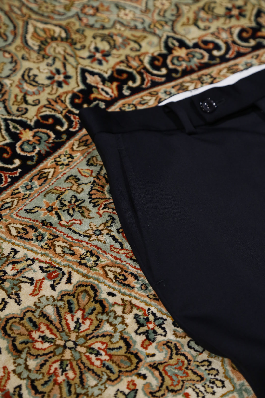 Allege.(アレッジ)のWool Standard Slacks (NAVY)(スラックス)の通販