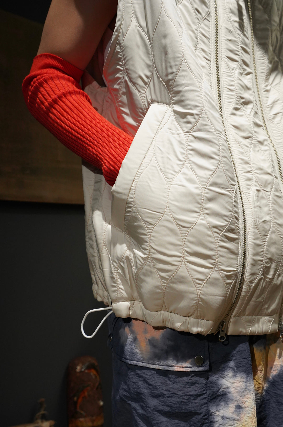 UJOH(ウジョー)のW Zip-up Vest(WHITE)(ベスト)の通販 | CEDARWOOD