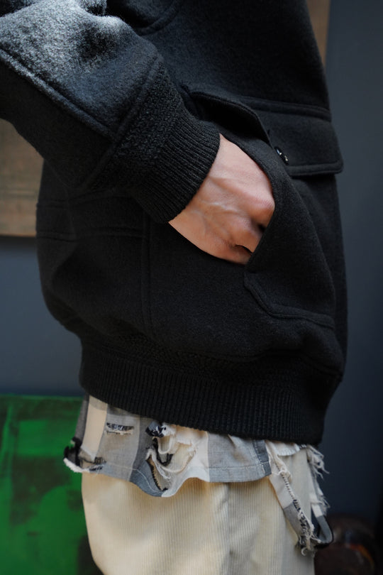 ジャケット・アウター SUGARHILL CREATER MELTON G-1 SUGARHILL [ CREATER MELTON G-1 ] CHARCOAL BLACK | ロイド