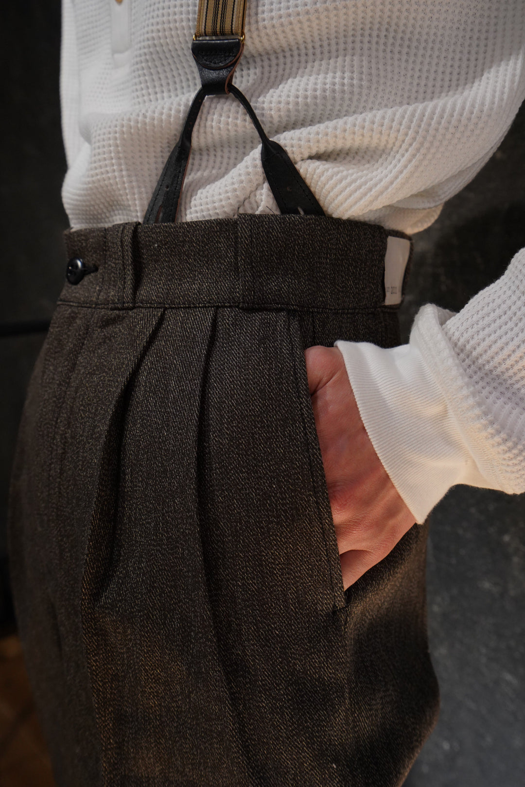 Taiga Takahashi(タイガタカハシ)のSUSPENDER(MULTI STRIPE