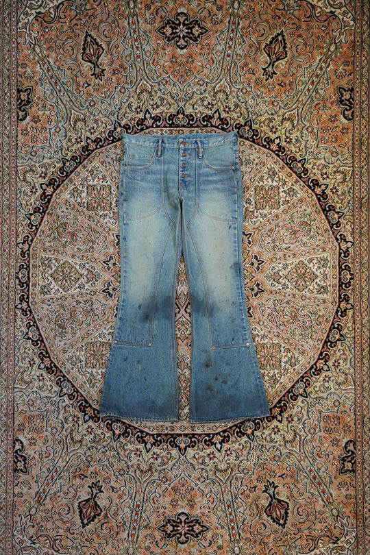 山*本様 SUGARHILL OILED FADE DENIM PANTS 34 SUGARHILL(シュガーヒル)のOILED FADE BELL BOTTOM DENIM PANTS