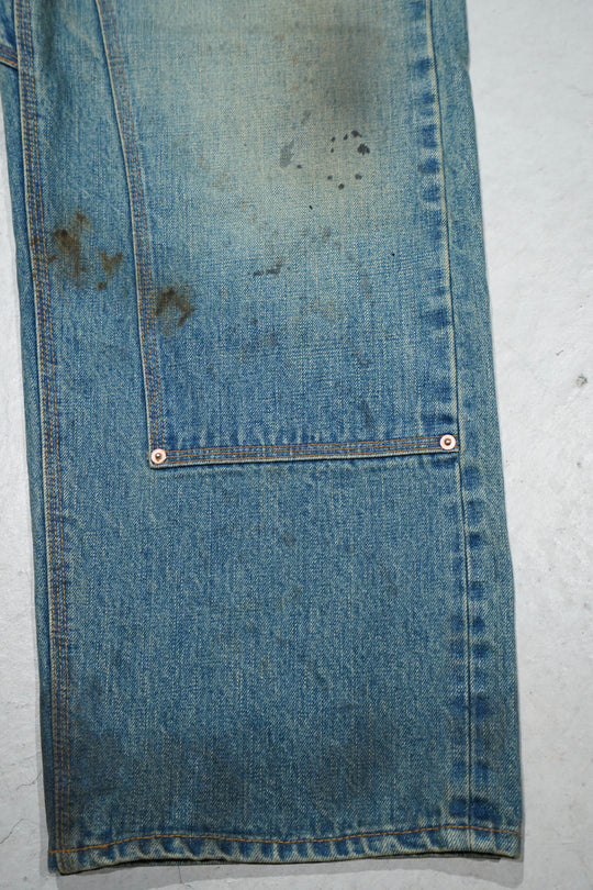 SUGARHILL(シュガーヒル)のOILED FADE DOUBLE KNEE DENIM SUGARHILL(シュガーヒル)のOILED FADE DOUBLE KNEE DENIM