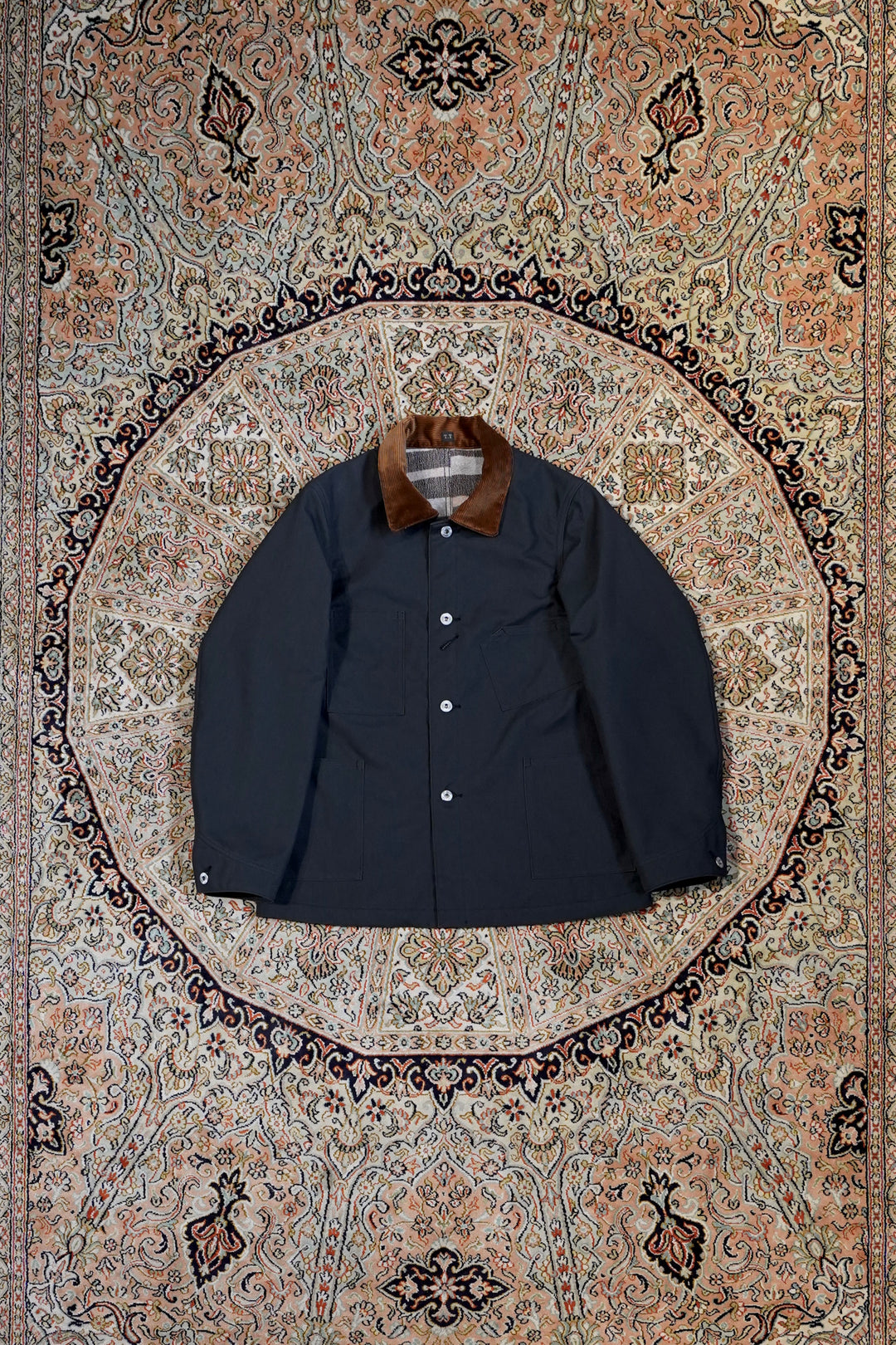 ジャケット・アウター taiga takahashi linen coat Taiga Takahashi(タイガタカハシ)のCHIN STRAP COAT(MIX BEIGE