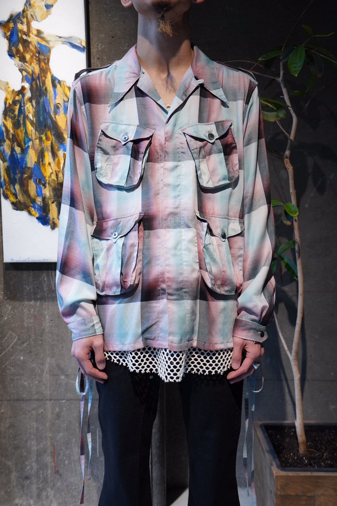 【定価48400】 sugarhill Panama Fatigue Shirt 56BB0662-2FC7-43AF-88E0-