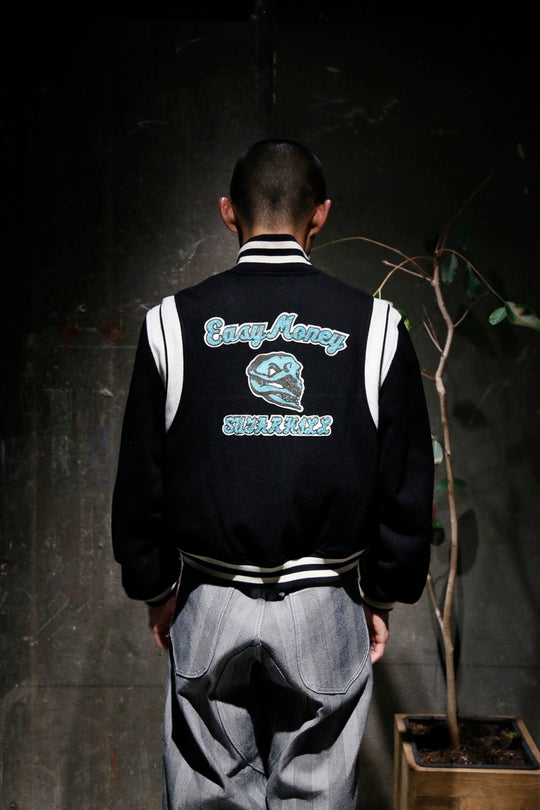 SUGARHILL（シュガーヒル）の EMBROIDARY TEDDY JACKET (BLUE