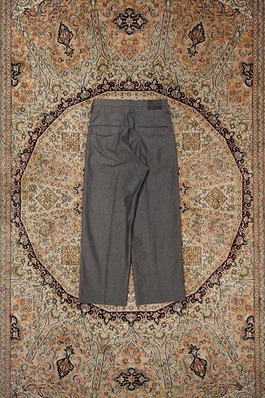 未使用　HERUNE ヒルネ　HERRINGBONE OUTER PANTS 5970C72B-E06B-47A7-9397-
