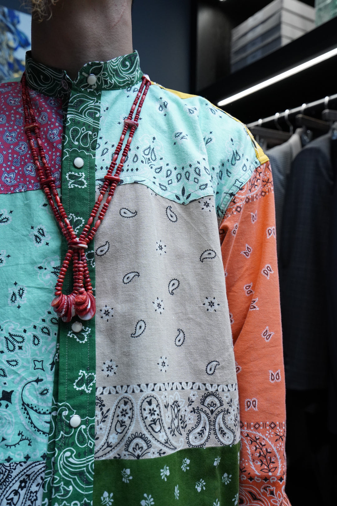 好配色】VINTAGE BANDANA PATCHWORK SHIRT 好配色】VINTAGE BANDANA PATCHWORK SHIRT