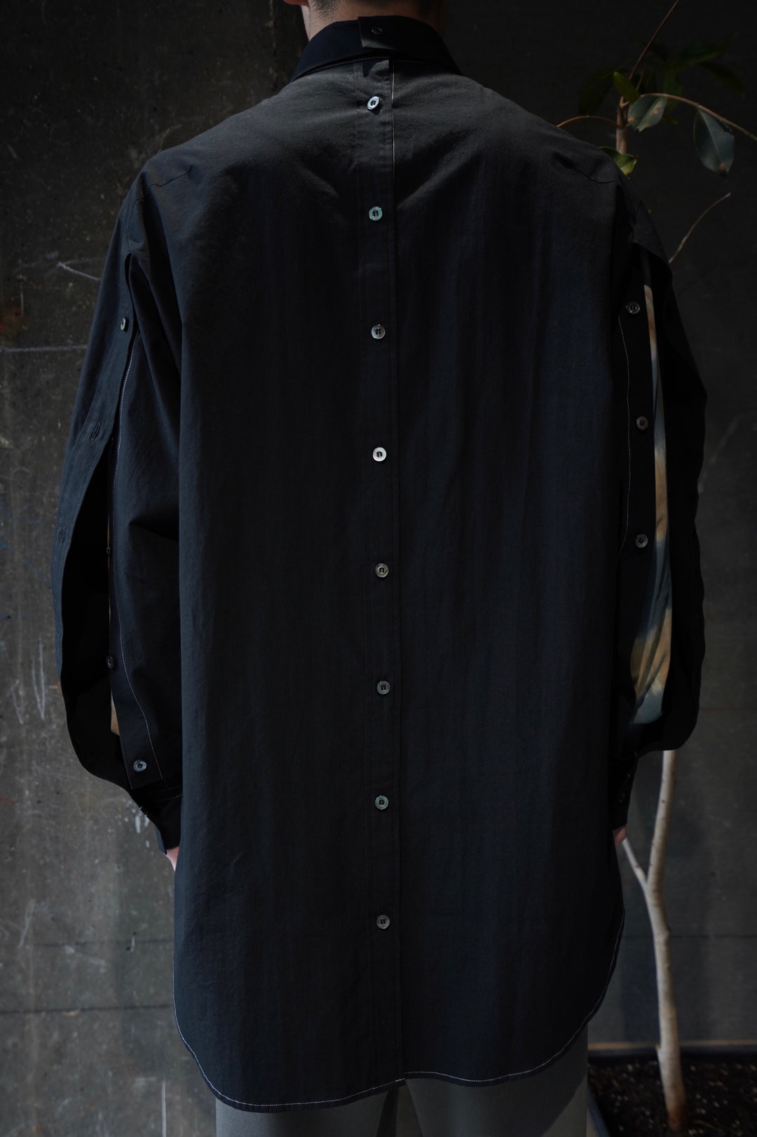 UJOH ウジョー フルオープンシャツ サイズ4 ブラック 24SS UJOH HOMME / ウジョーオム】Full Open Shirt/フルオープン