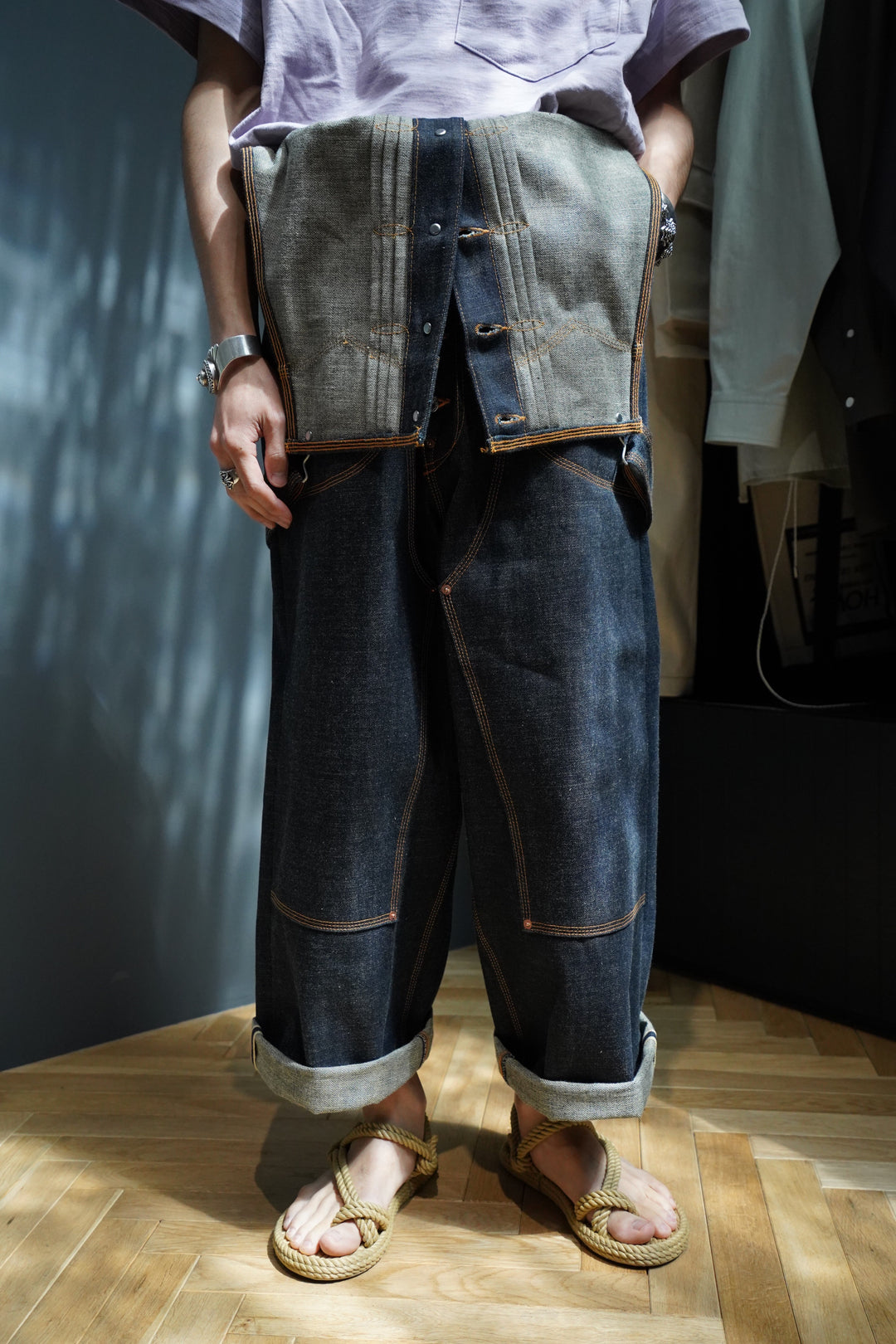 SUGARHILL(シュガーヒル)のCLASSIC DENIM OVERALLS(RIGID INDIGO