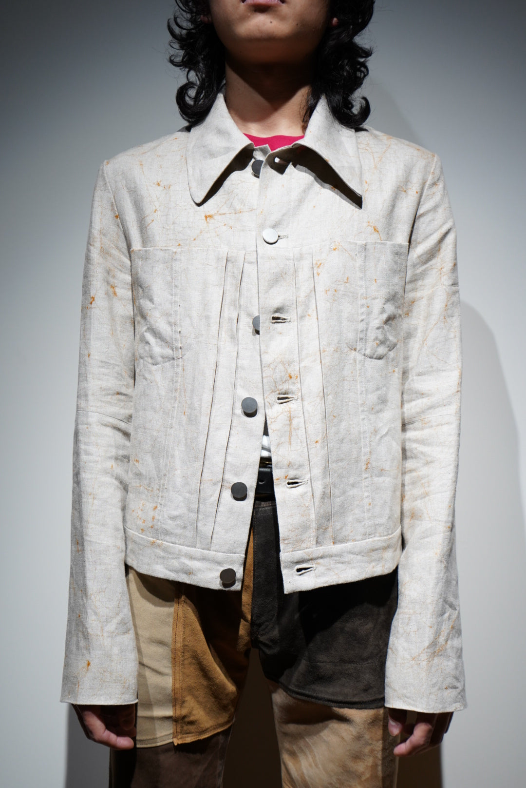 Nobuyuki Matsui(ノブユキ マツイ)のLinen Jacket(natural)(ジャケット