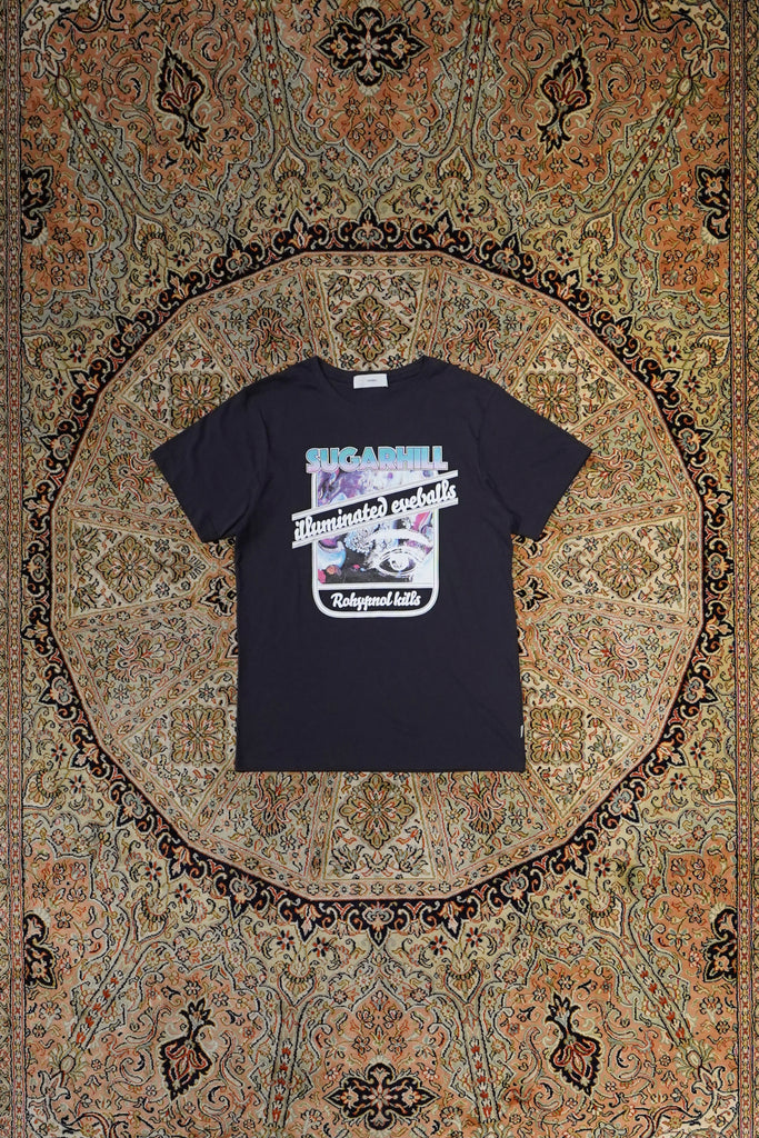 トップス SUGARHILL FADED ROHY BAND TOUR TEE SUGARHILL(シュガーヒル)のFADED ROHY BAND TOUR TEE(BLACK)(Tシャツ