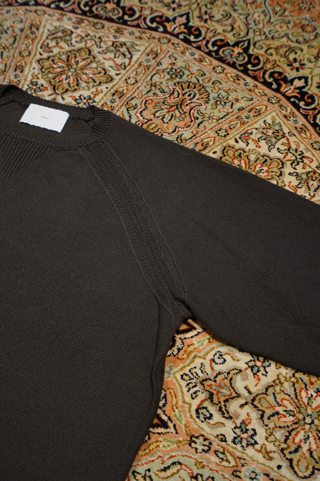 SUGARHILL（シュガーヒル）のCOTTON LONG SLEEVE KNIT(BLACK