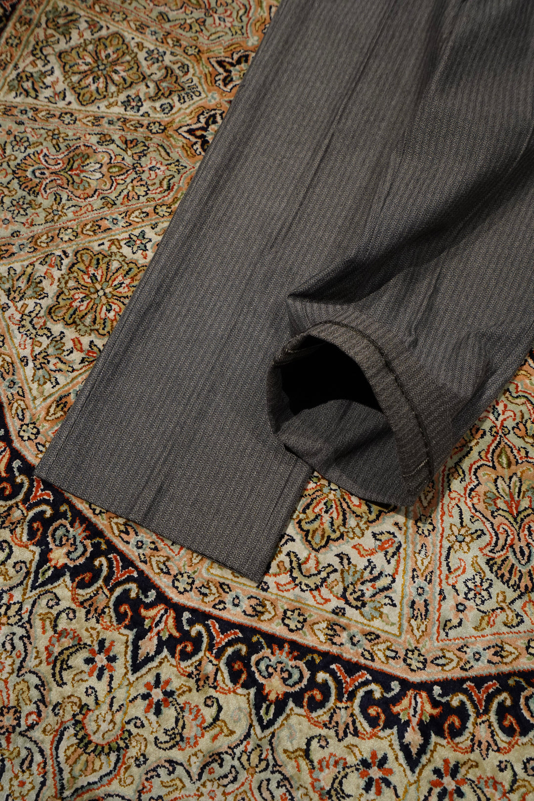 SUGARHILL(シュガーヒル)のHERRINGBONE WIDE TROUSERS(GRAY