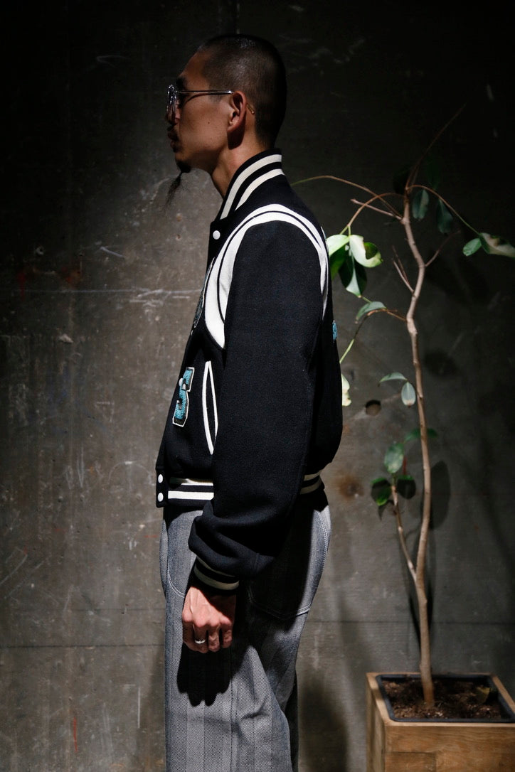 SUGARHILL（シュガーヒル）の EMBROIDARY TEDDY JACKET (BLACK)（ジャケット）の通販 | CEDARWOOD  オンラインショップ