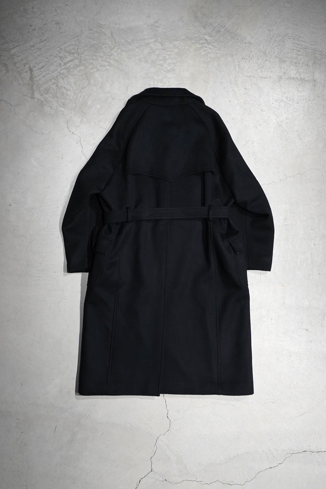ジャケット・アウター SUGARHILL / WOOL MELTON COAT SUGARHILL - WOOL MELTON COAT / PURE BLACK | Retikle Online Store