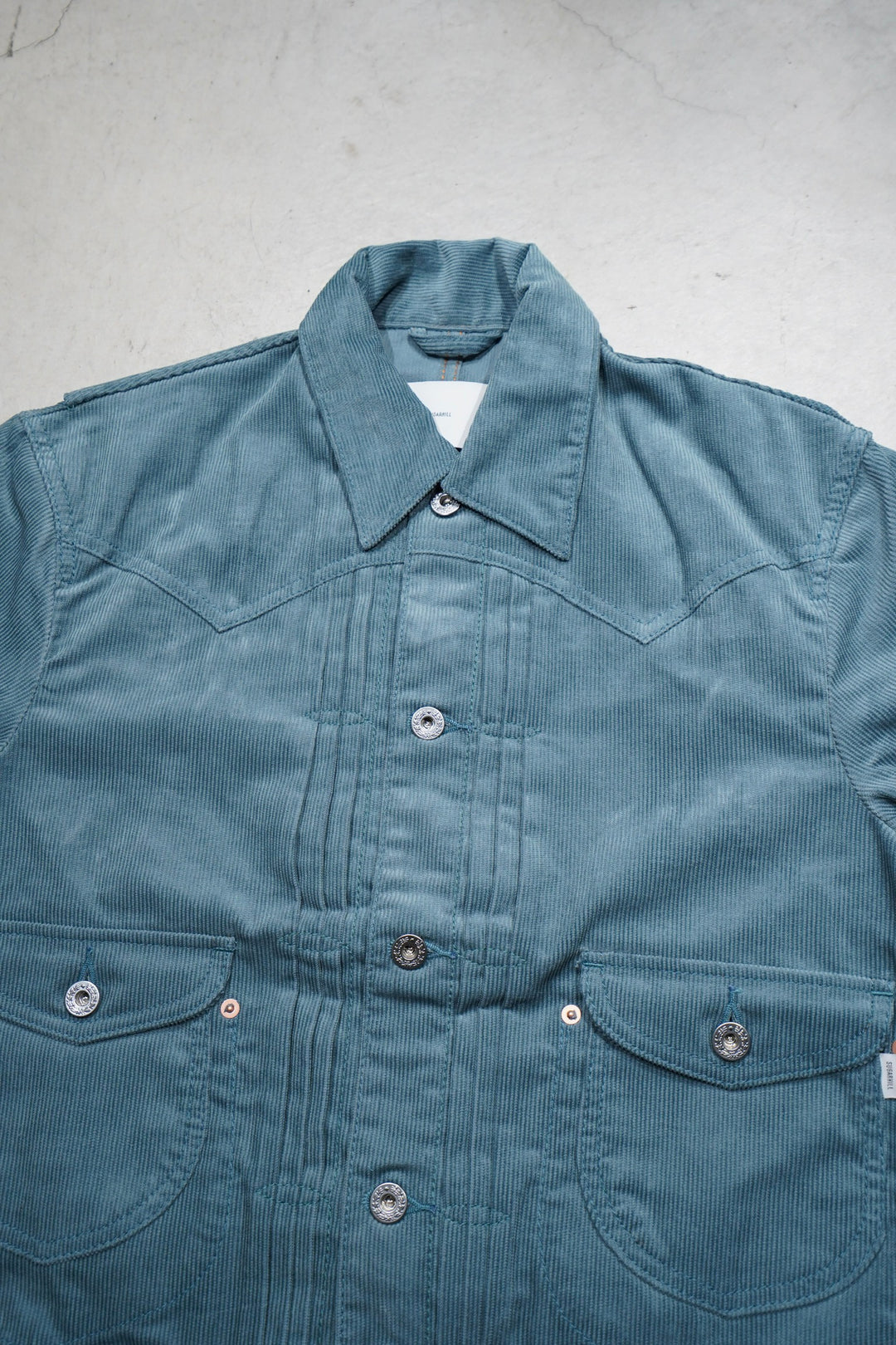 SUGARHILL(シュガーヒル)のCORDUROY DENIM JACKET(BLUE)(ジャケット)の