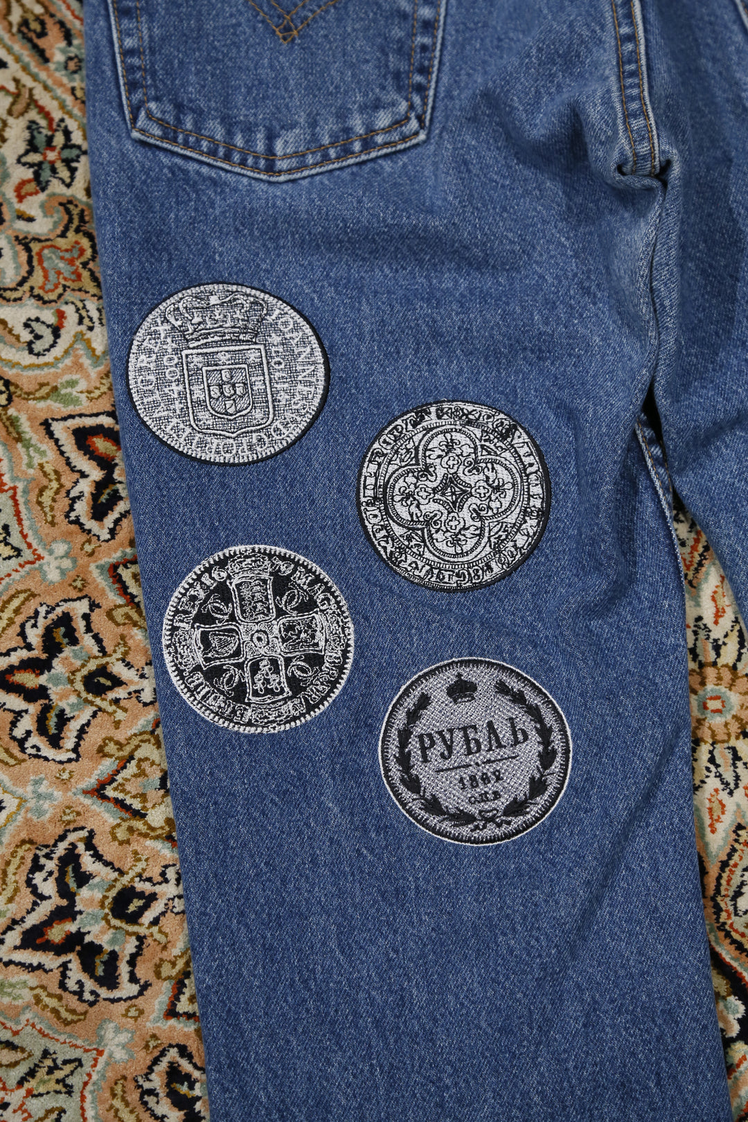 Children of the discordanceのTYPE-517 EMBROIDERY DENIM A(BLUE