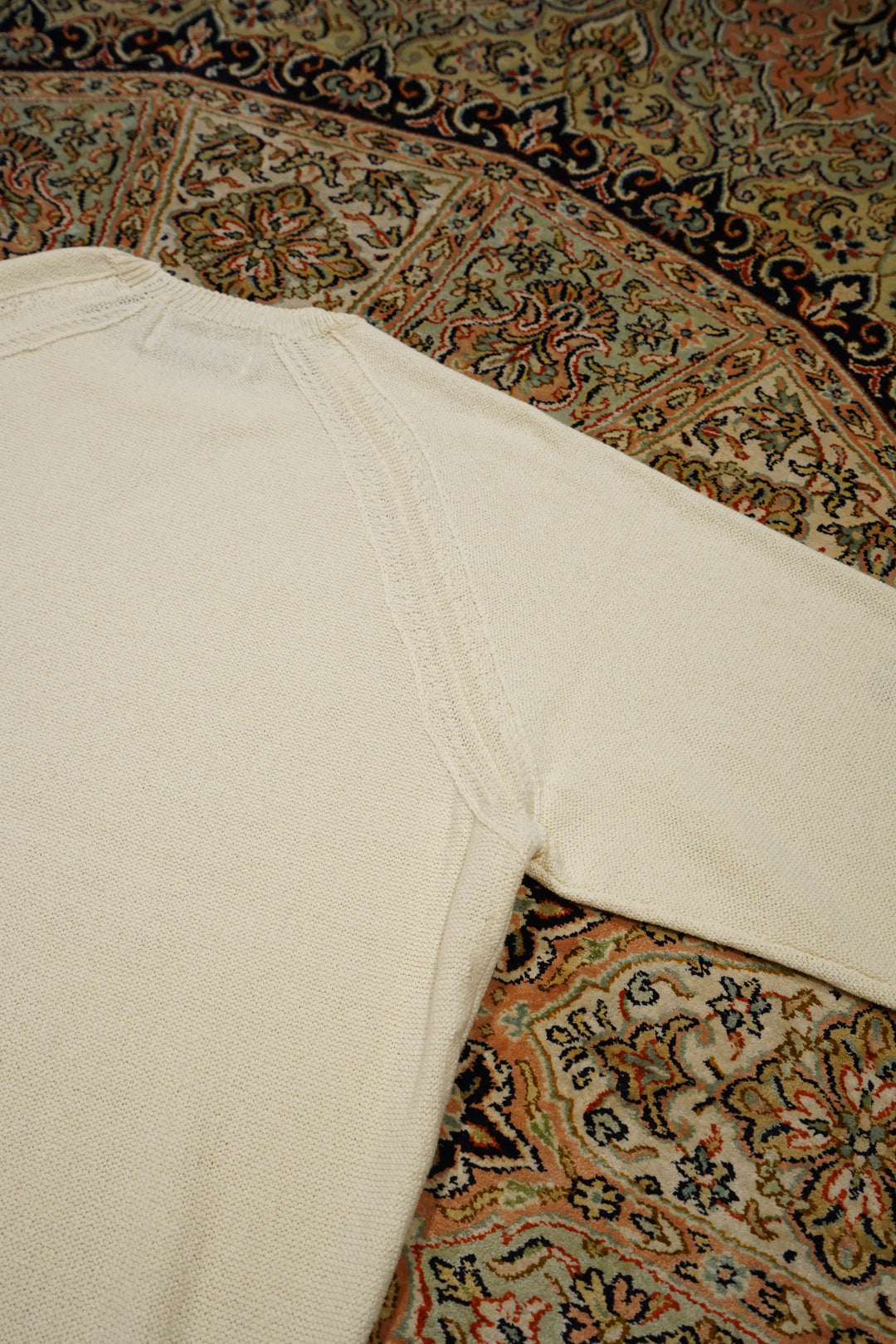 SUGARHILL（シュガーヒル）のCOTTON LONG SLEEVE KNIT(WHITE)(ニット