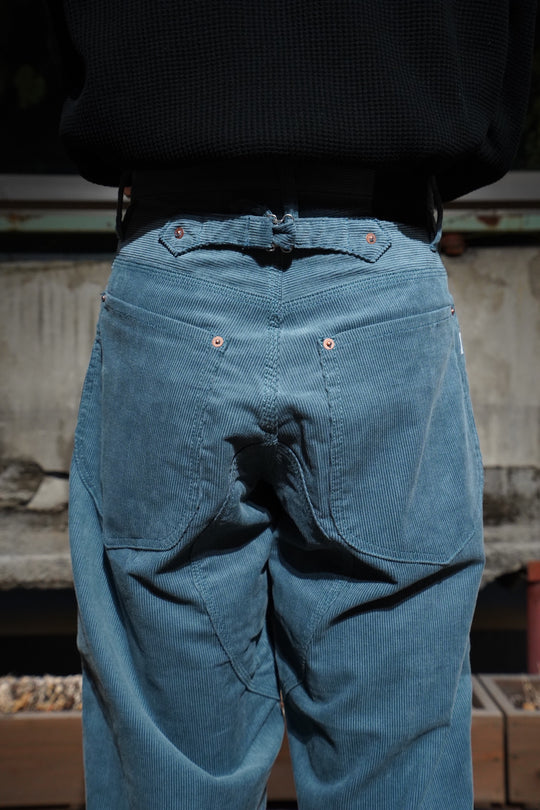 SUGARHILL(シュガーヒル)のCORDUROY DOUBLE KNEE DENIM PANTS(BLUE SUGARHILL(シュガーヒル)のCORDUROY DOUBLE KNEE DENIM PANTS(BLUE