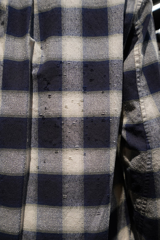 トップス sugarhill OMBRE CRASHED SHIRT SUGARHILL [ OMBRE CRASHED SHIRT ] NAVY OMBRE | ロイド・エフ