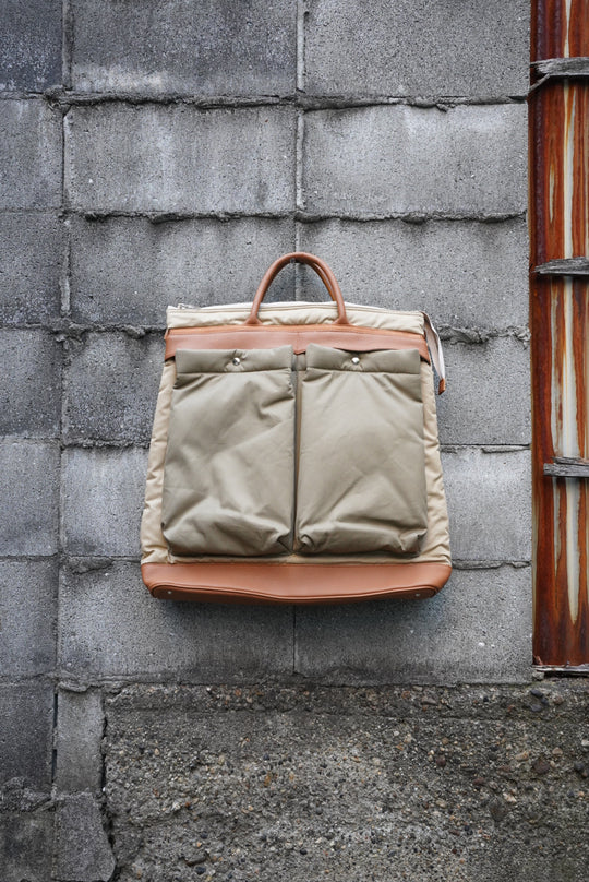 Children of the Discordance ヘルメットバッグ Children of the discordanceのVINTAGE TRENCH PATCHWORK HELMET