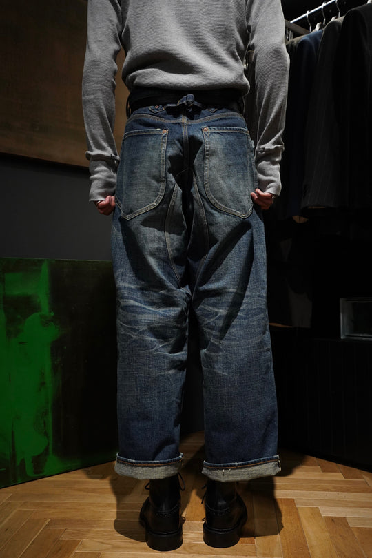 SUGARHILL(シュガーヒル)のMUSTY FADED DOUBLE KNEE DENIM PANTS
