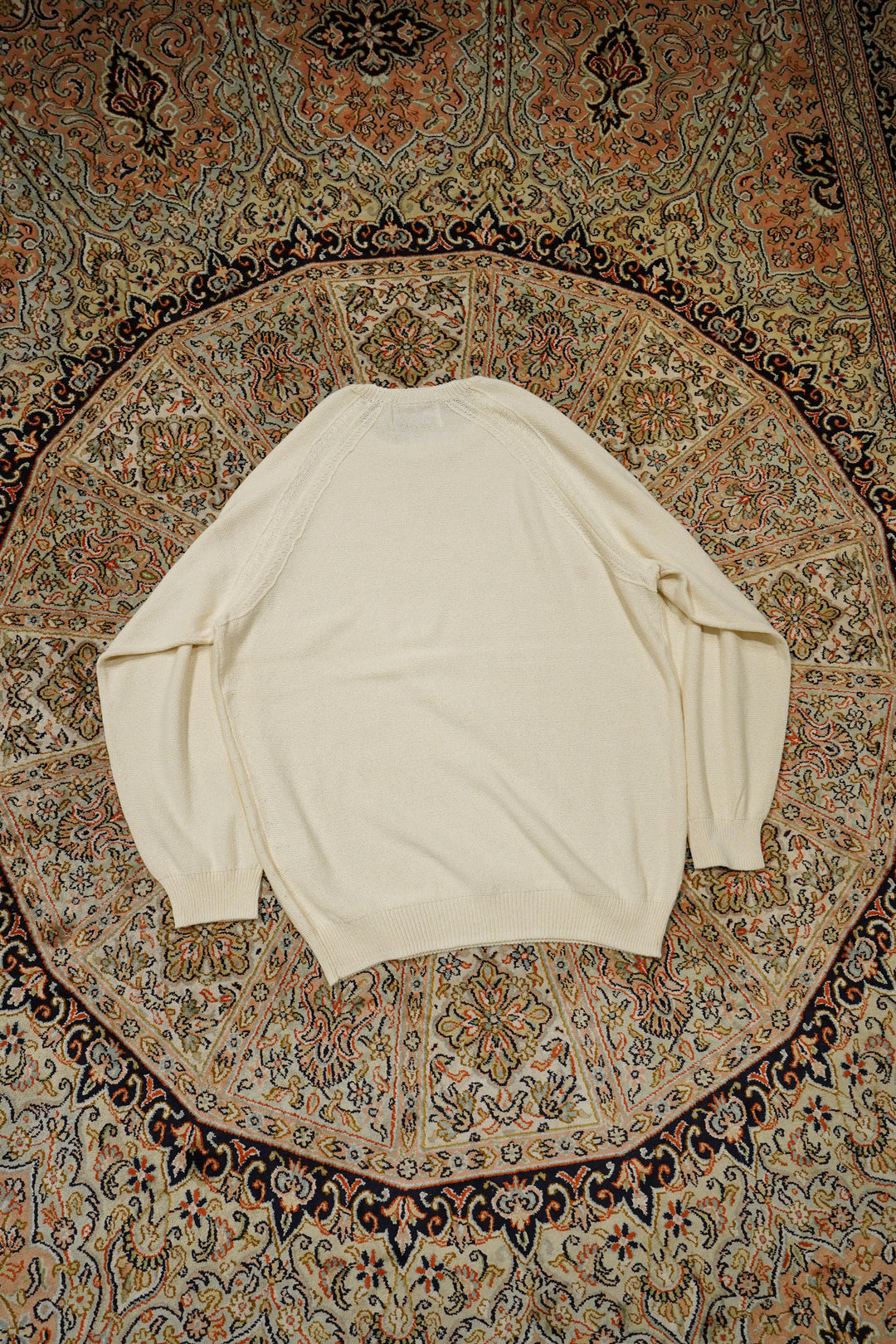 SUGARHILL（シュガーヒル）のCOTTON LONG SLEEVE KNIT(WHITE)(ニット