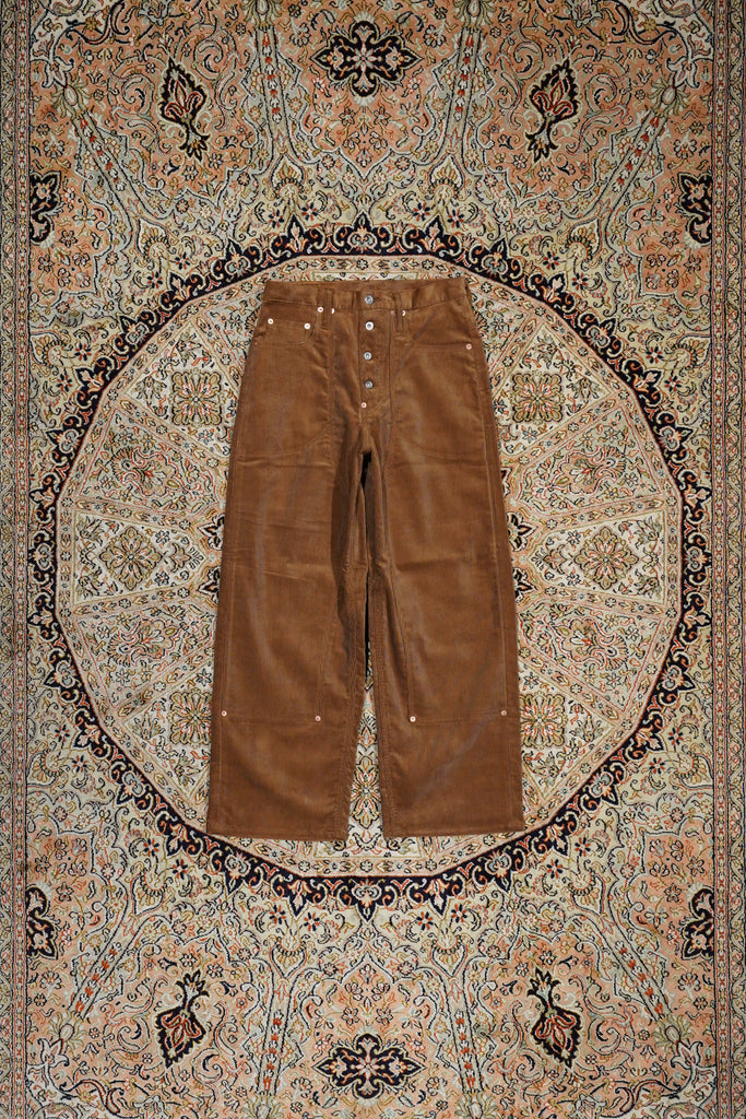 SUGARHILL（シュガーヒル）のCORDUROY DOUBLE KNEE DENIM PANTS(BROWN