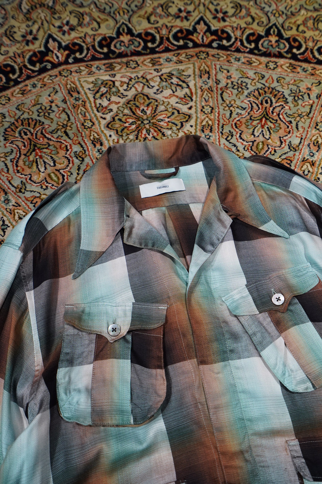 SUGARHILL Ombre Panama Fatigue Shirt SUGARHILL Ombre Panama SUGARHILL Ombre Panama Fatigue Shirt SUGARHILL Ombre Panama