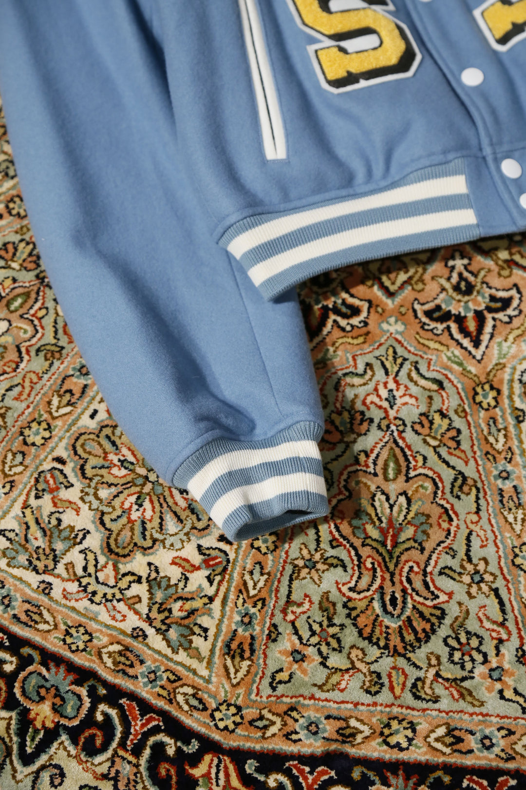 SUGARHILL（シュガーヒル）の EMBROIDARY TEDDY JACKET (BLUE