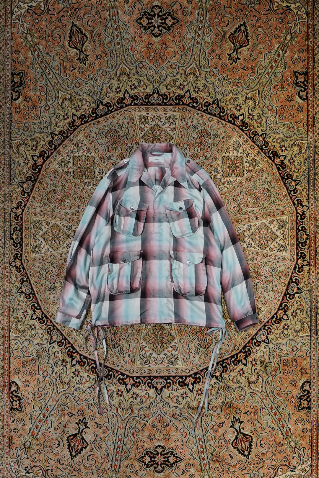 【定価48400】 sugarhill Panama Fatigue Shirt SUGARHILL(シュガーヒル)のOmbre Panama Fatigue Shirt(PINK