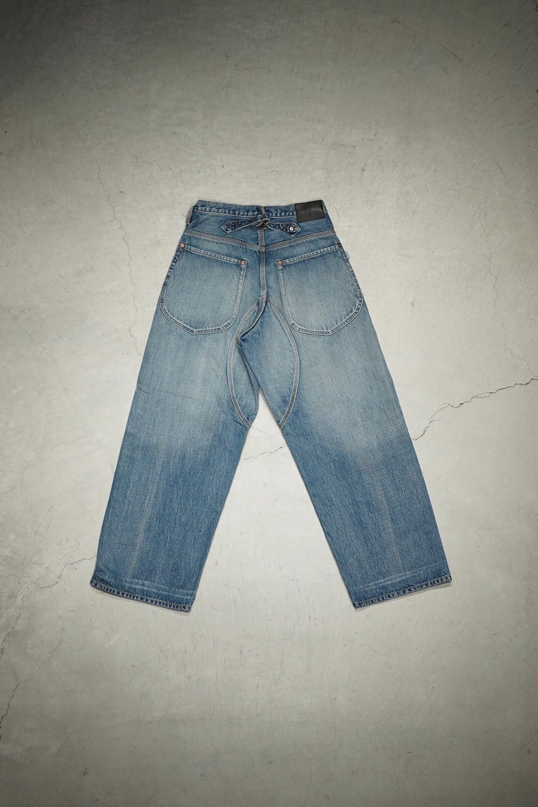 SUGARHILL（シュガーヒル）のFADED DOUBLE KNEE DENIM PANTS(デニム)の