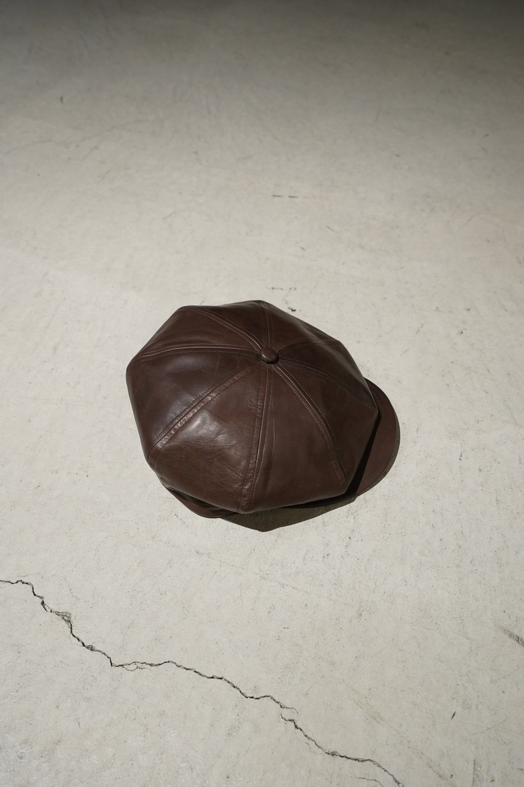 SOLARIS&Co.(ソラリスアンドコー)のHORSEHIDE CASQUETTE- OLDBOY(BROWN