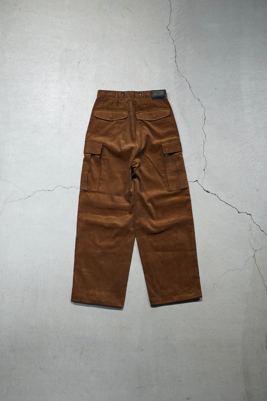 SUGARHILL（シュガーヒル）のCORDUROY ARMY CARGO PANTS(BROWN