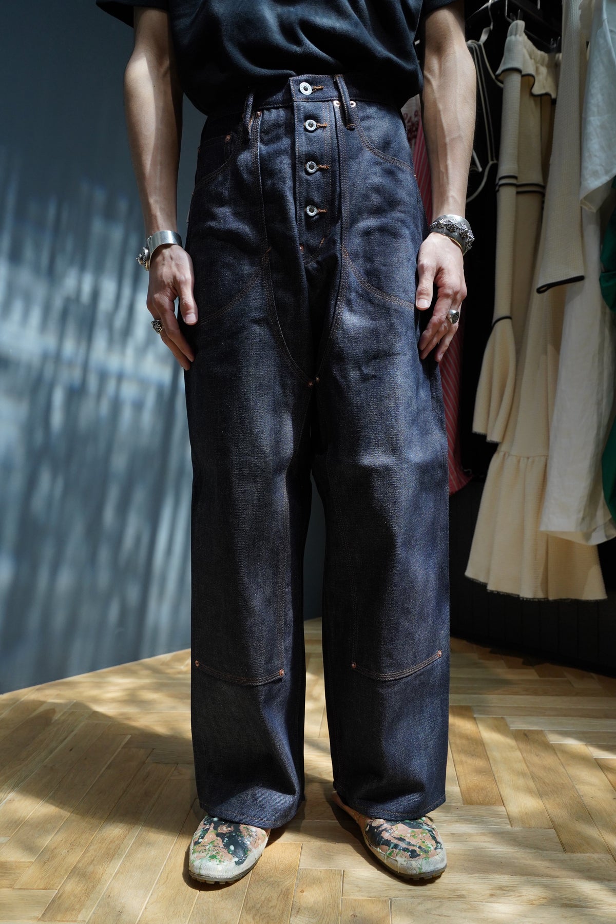 SUGARHILL（シュガーヒル）のDOUBLE KNEE DENIM PANTS PRODUCTED BY 