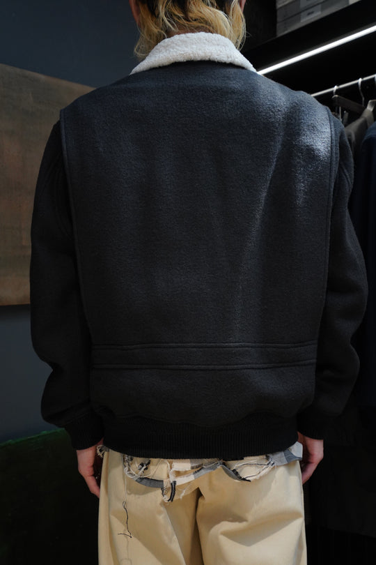 t*様 SUGARHILL CREATER MELTON G-1 SUGARHILL [ CREATER MELTON G-1 ] CHARCOAL BLACK | ロイド