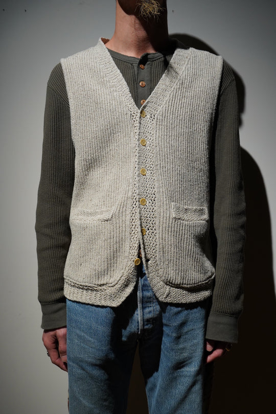 t.t taiga takahashi knitted vest ベスト TAIGA TAKAHASHI タイガ タカハシ KNITTED VEST シルクニット