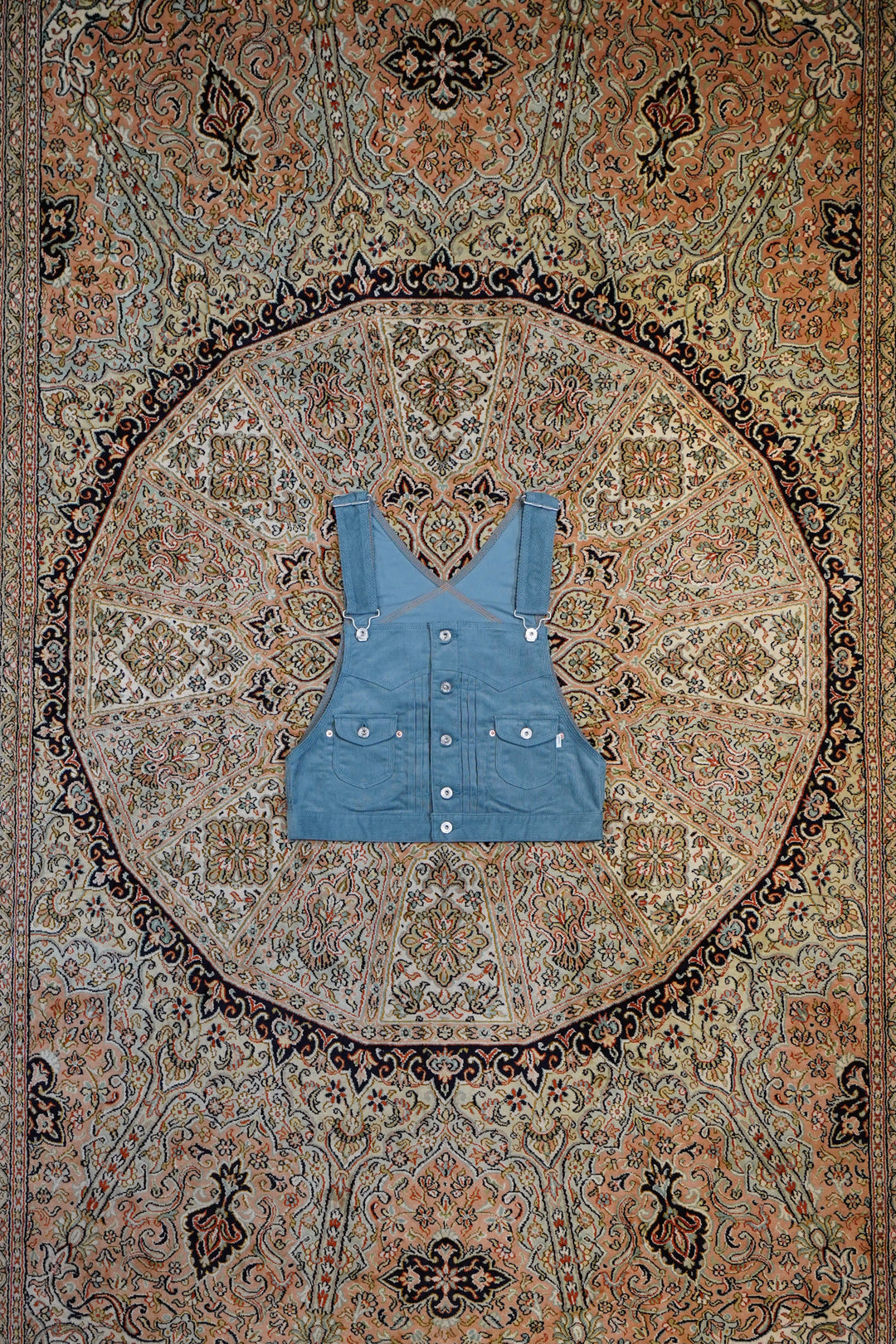 SUGARHILL(シュガーヒル)のCORDUROY VEST(BLUE)(ベスト)の通販