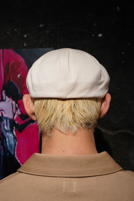 Taiga Takahashi(タイガタカハシ)のNEWSBOY CAP (IVORY)(キャップ)の