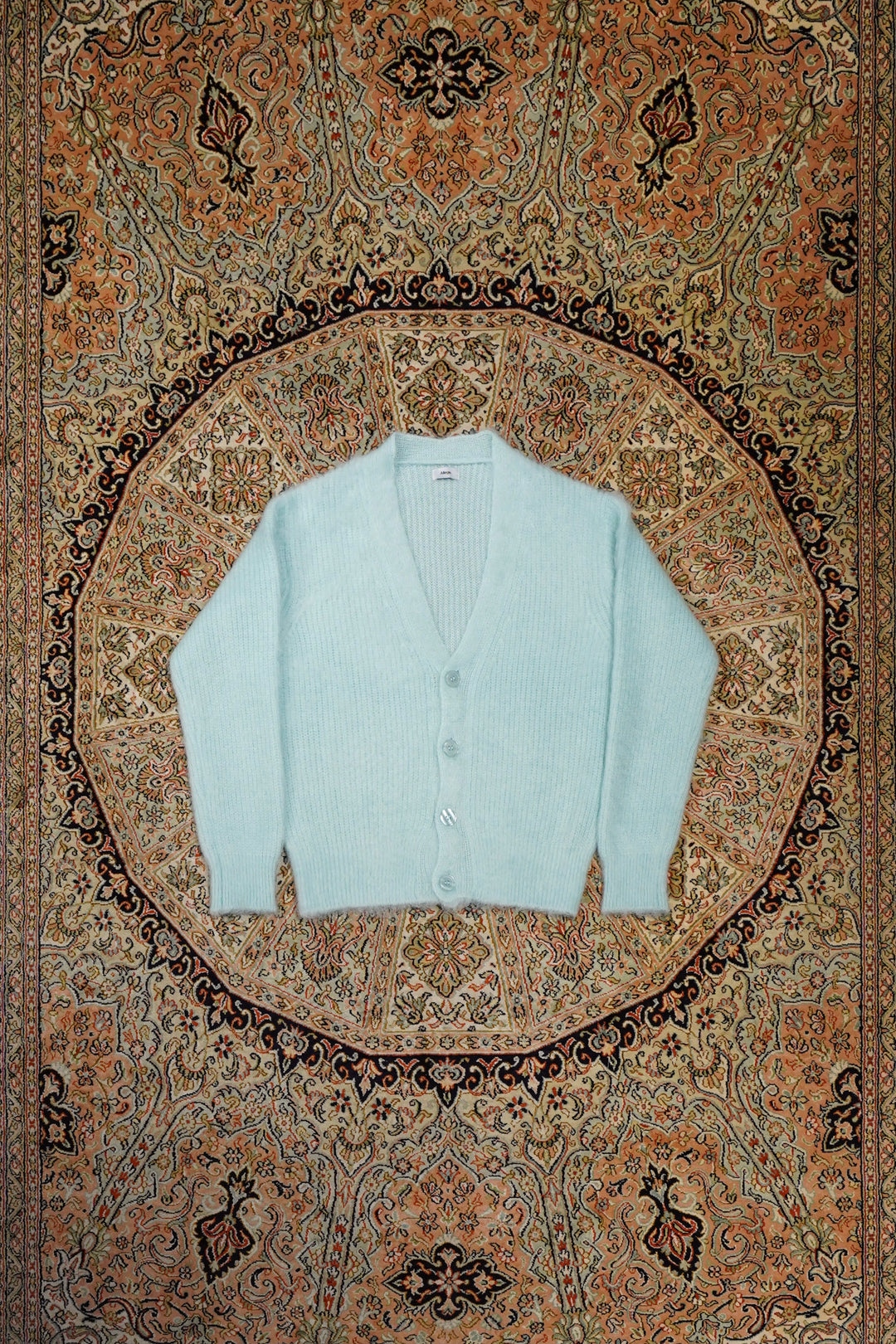 Allege.(アレッジ)のMohair Cardigan(SAX)(カーディガン)の通販