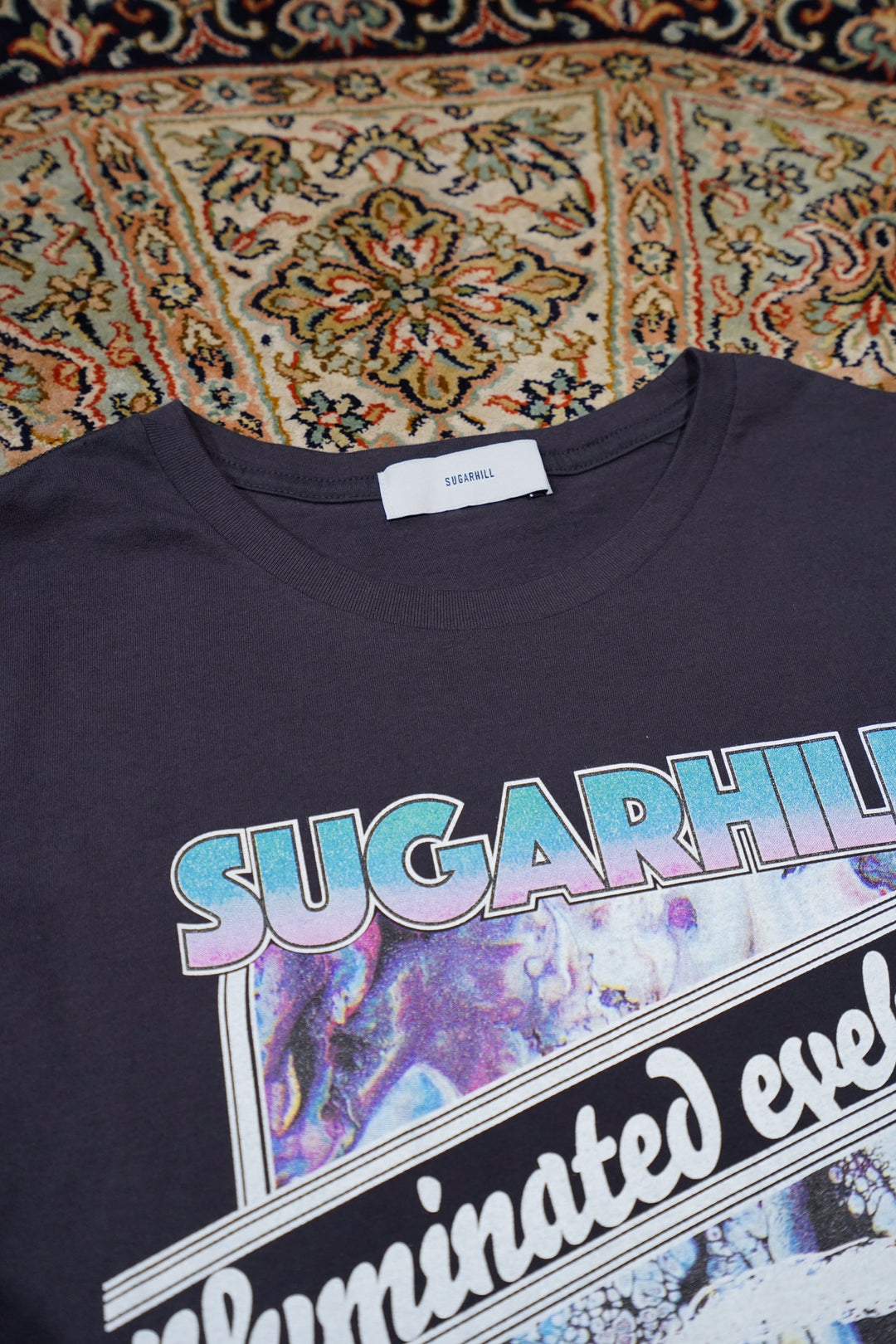トップス SUGARHILL FADED ROHY BAND TOUR TEE SUGARHILL(シュガーヒル)のFADED ROHY BAND TOUR TEE BLACKの通販
