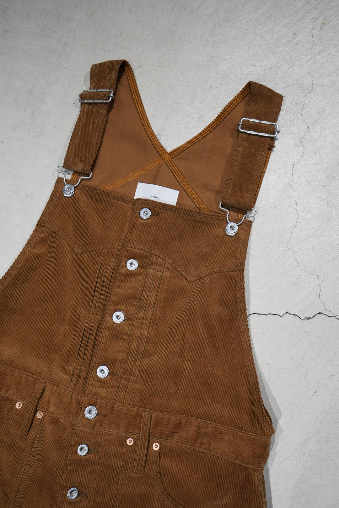 SUGARHILL(シュガーヒル)のCORDUROY OVERALL(BROWN