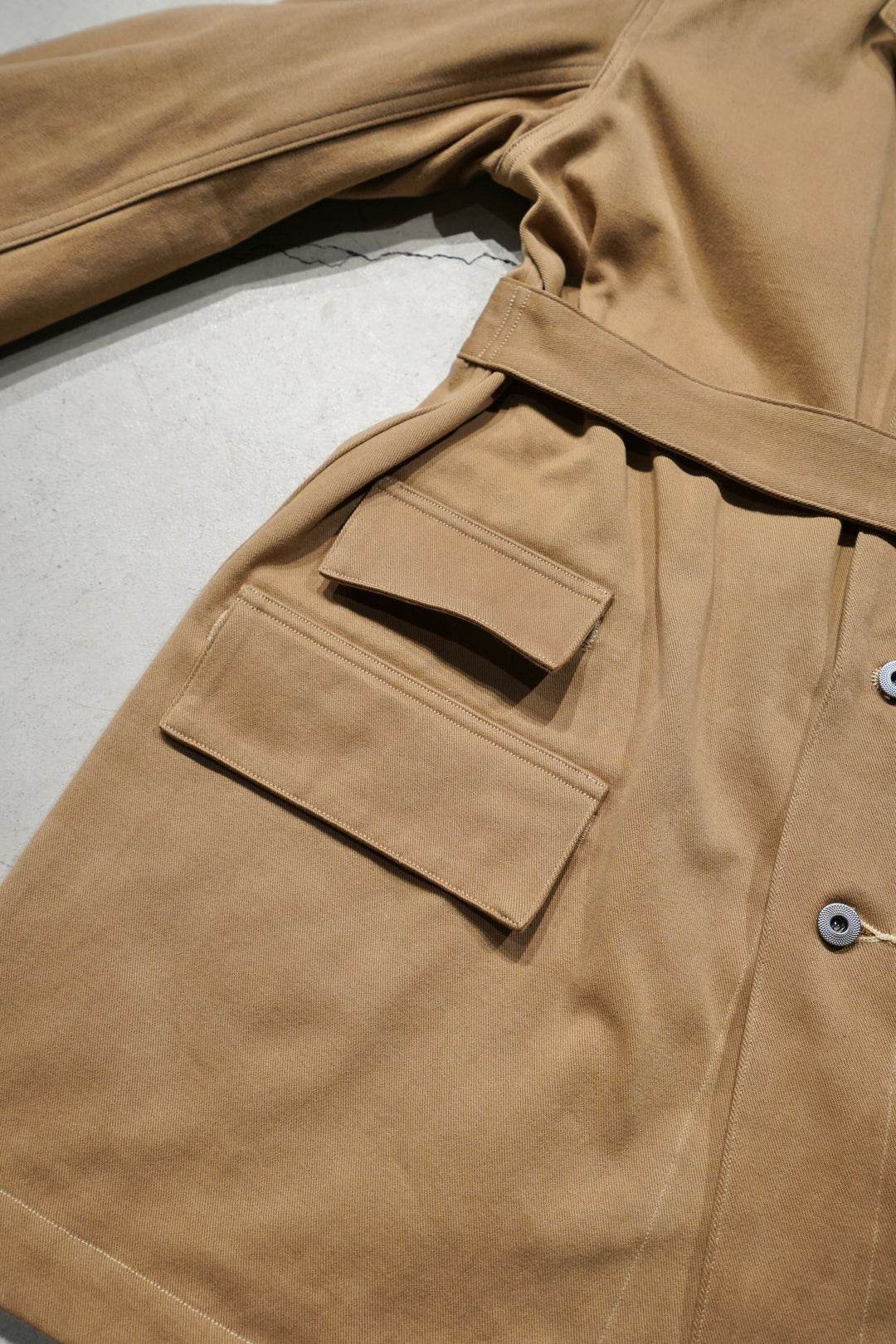 Taiga Takahashi(タイガタカハシ)のCOVERALL JACKET(NATURAL