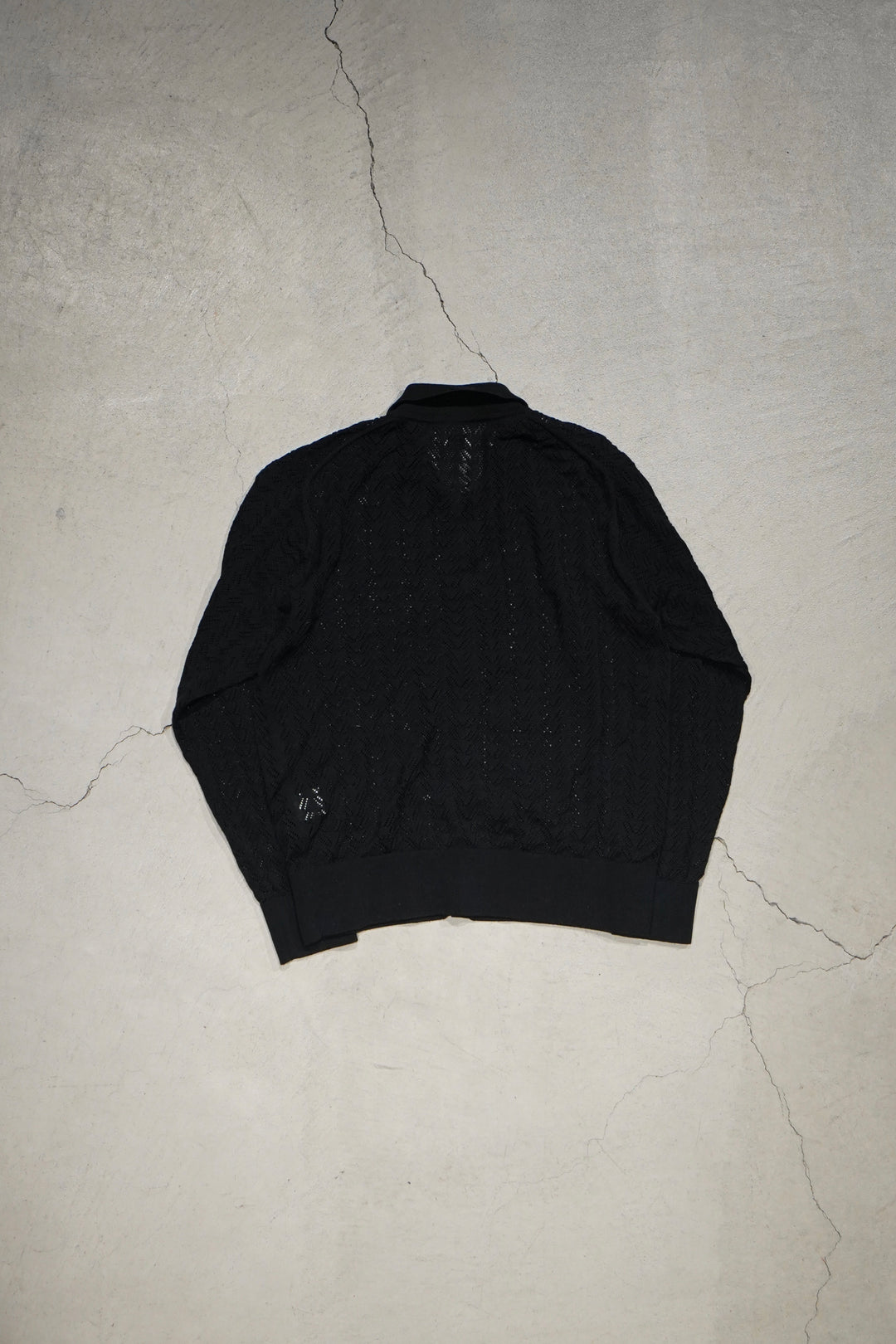allege アレッジ カーディガン ブラック Allege.(アレッジ)のOpenwork CD(BLACK)(カーディガン)の通販