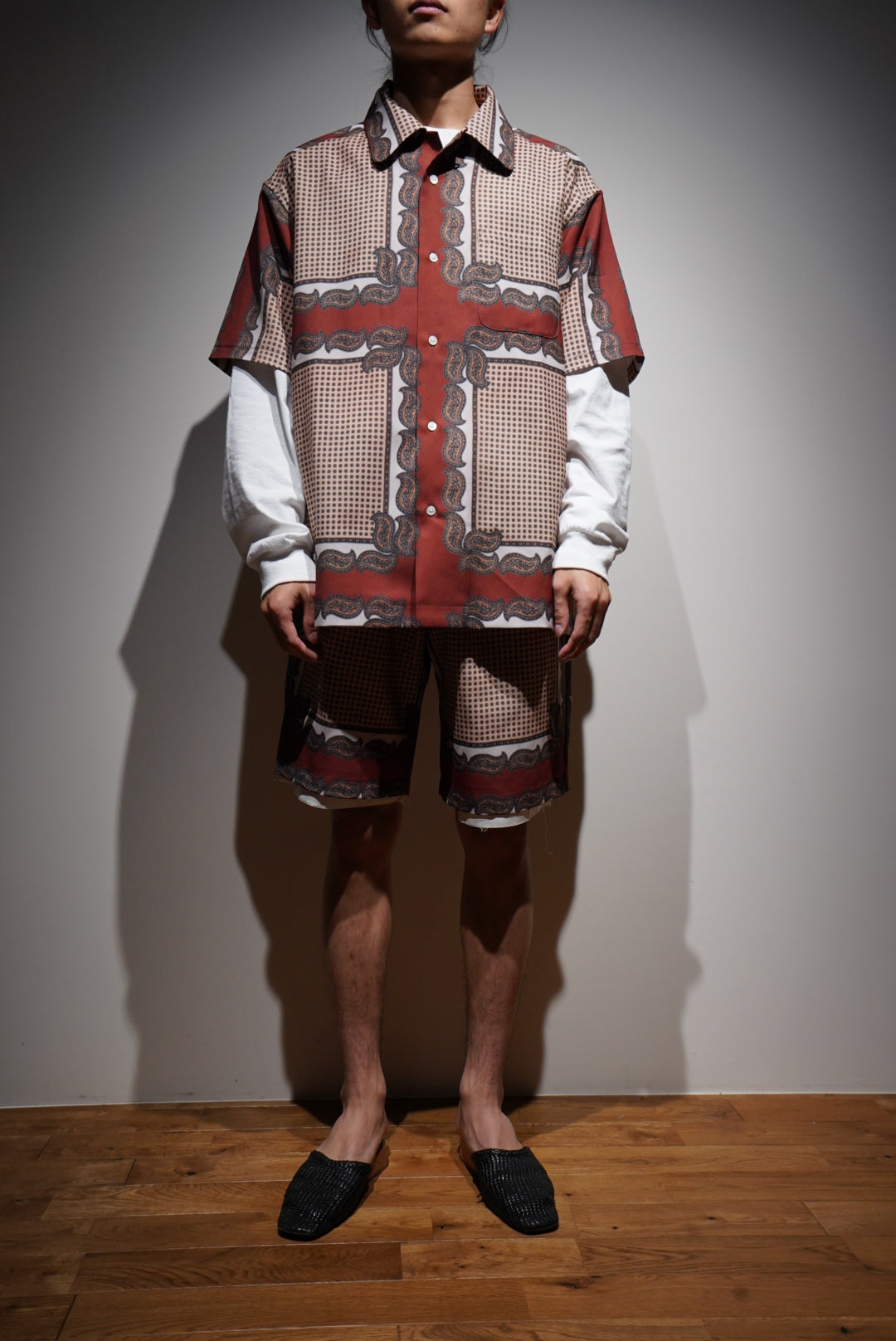 Children of the discordanceのPERSONAL DATA PRINT SHORT PANTS Children of the discordanceのPERSONAL DATA PRINT SHORT PANTS