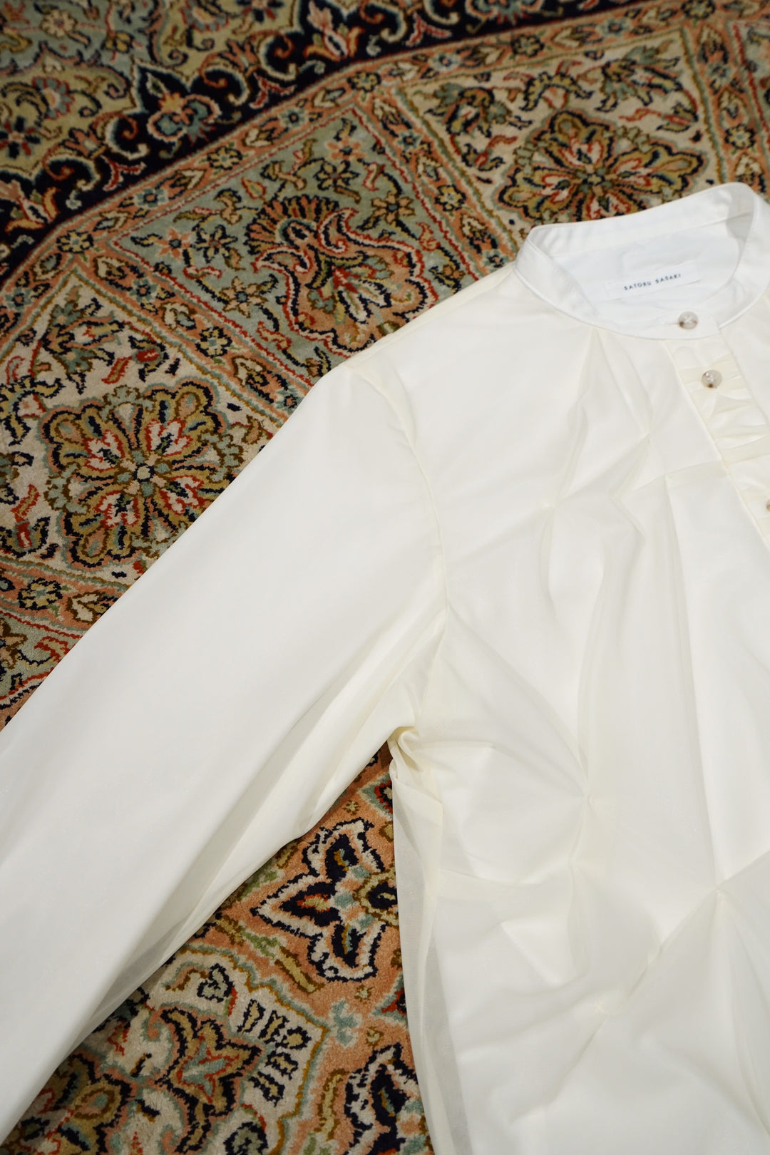 SATORU SASAKIサトルササキ　BOX CORD SHIRTシャツ茶 SATORU SASAKI(サトルササキ)のBOX CORD SHIRT(BROWN)(シャツ)の