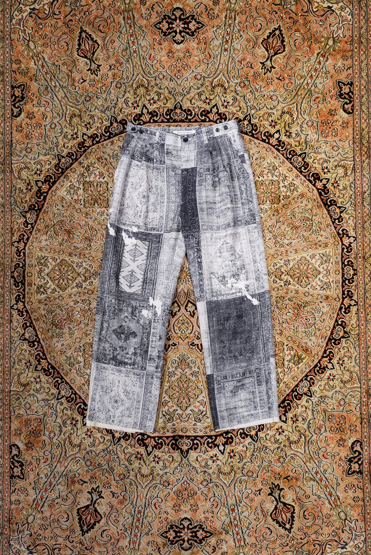 Children of the Discordance Personal Data Print Trousers (Gray